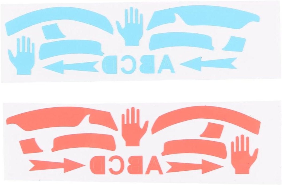 JHubers Goods - Fluorescerende Stickers voor Drones | Waterdicht | Anti-Fouling | Lichtgevend | Kleurverandering Kit